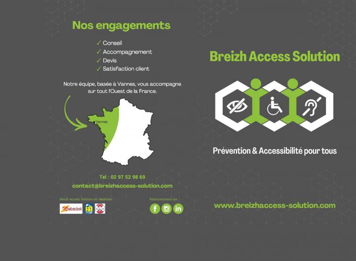 Recto pochette à rabats Breizh Access Solution