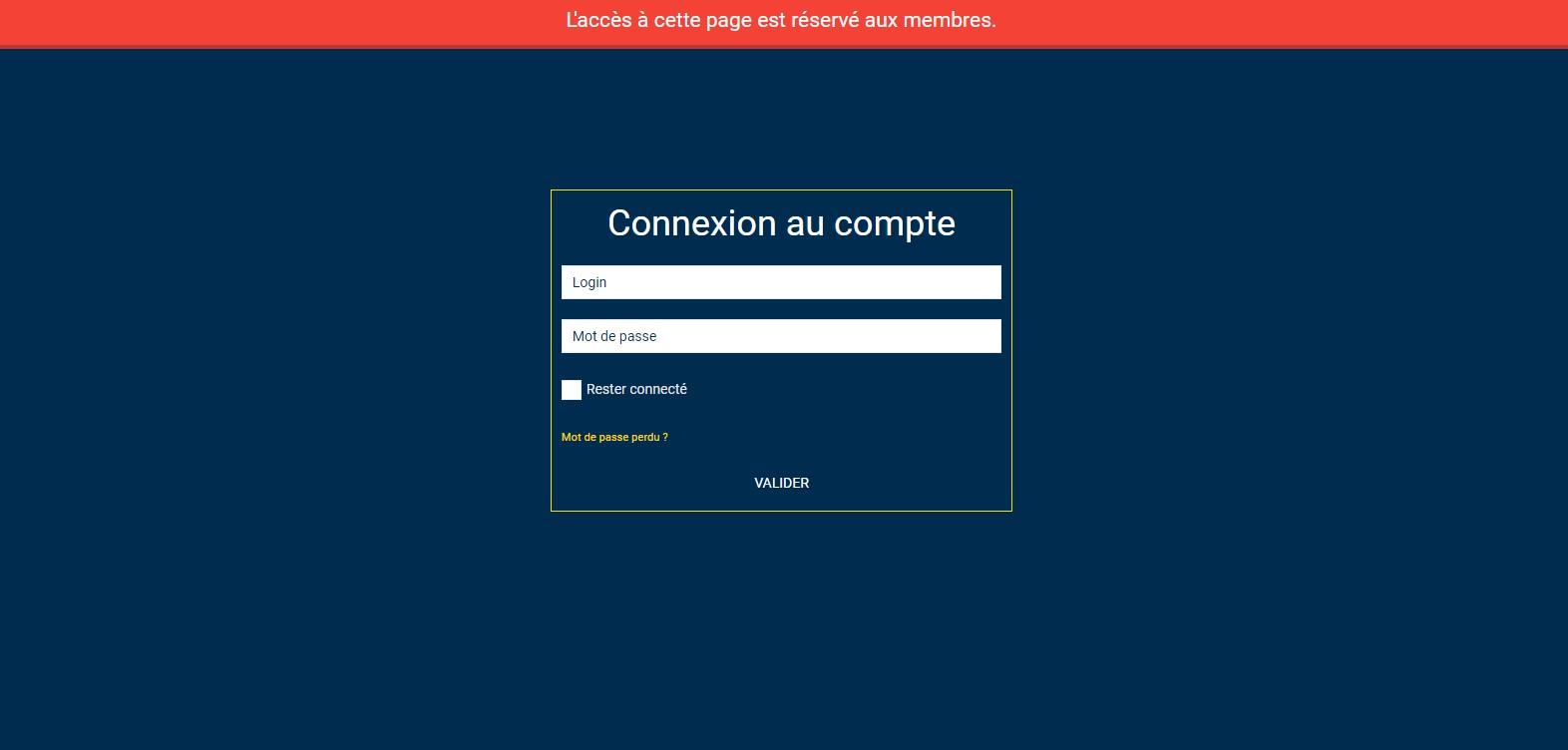 CSE - Accès réservé membres du personnel